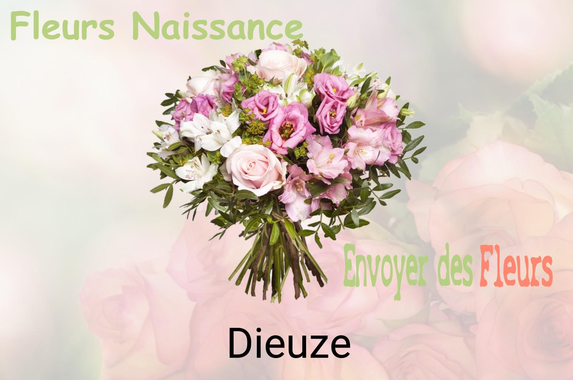 Bouquet de fleurs de naissance livré à Dieuze